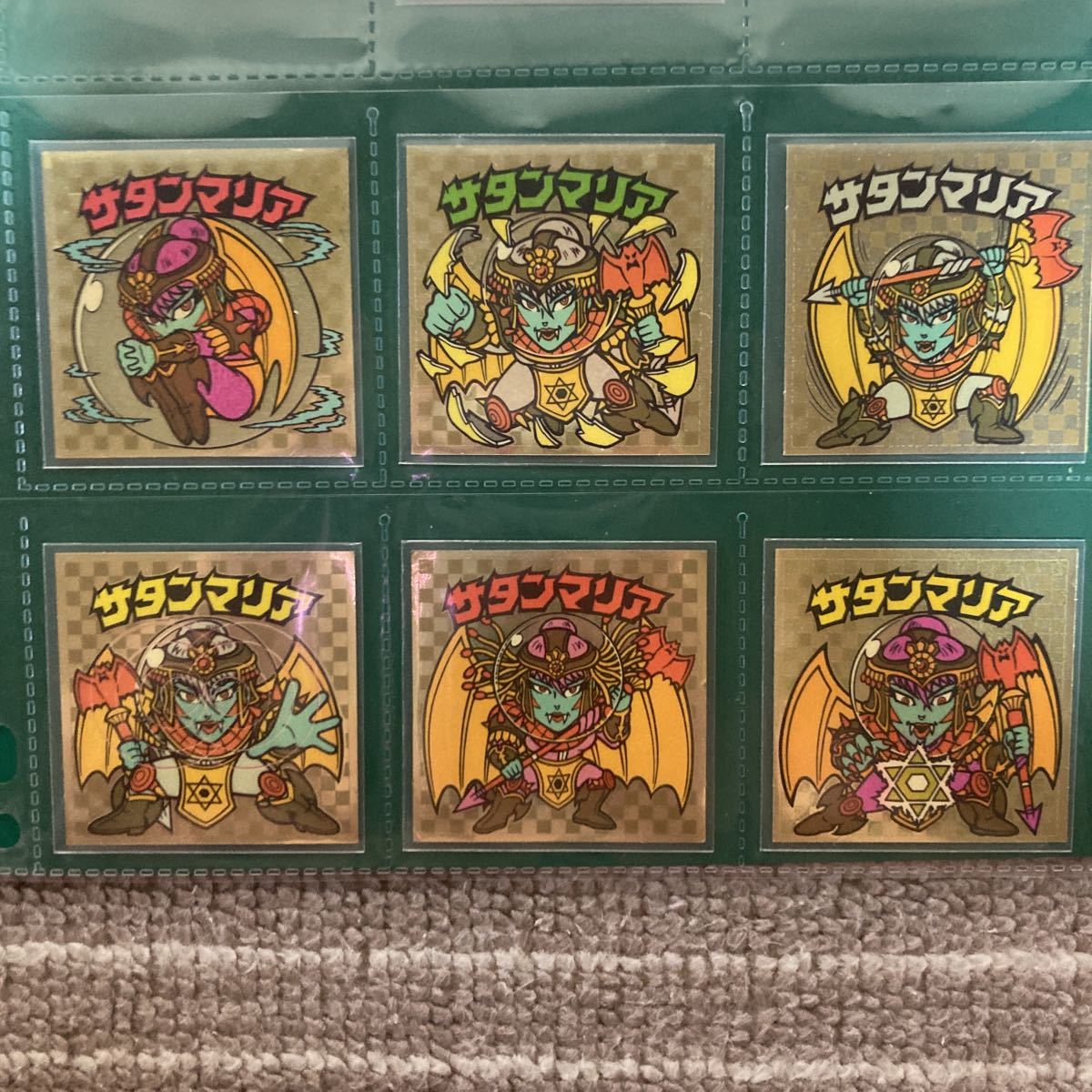 旧ビックリマンシールアイス版 第5弾 ヘッド サタンマリア フルコンプ 完品