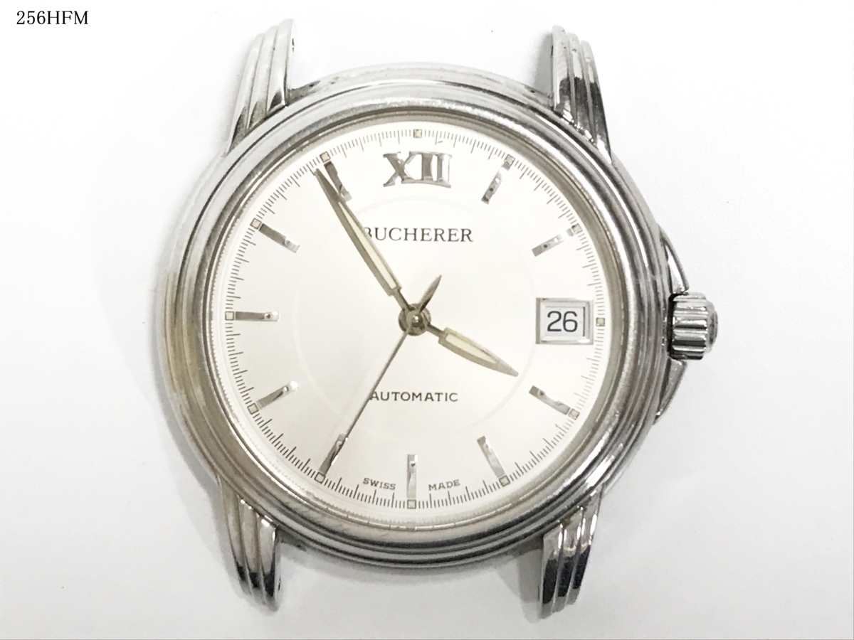 ☆BUCHERER ブッフェラー AUTOMATIC 2824-507 自動巻き 3針 裏スケ 
