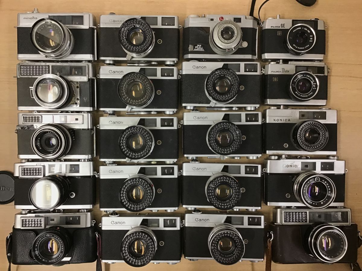 Canon KONICA MINOLTA PETRI などジャク品 カメラ各種まとめ売りジャク