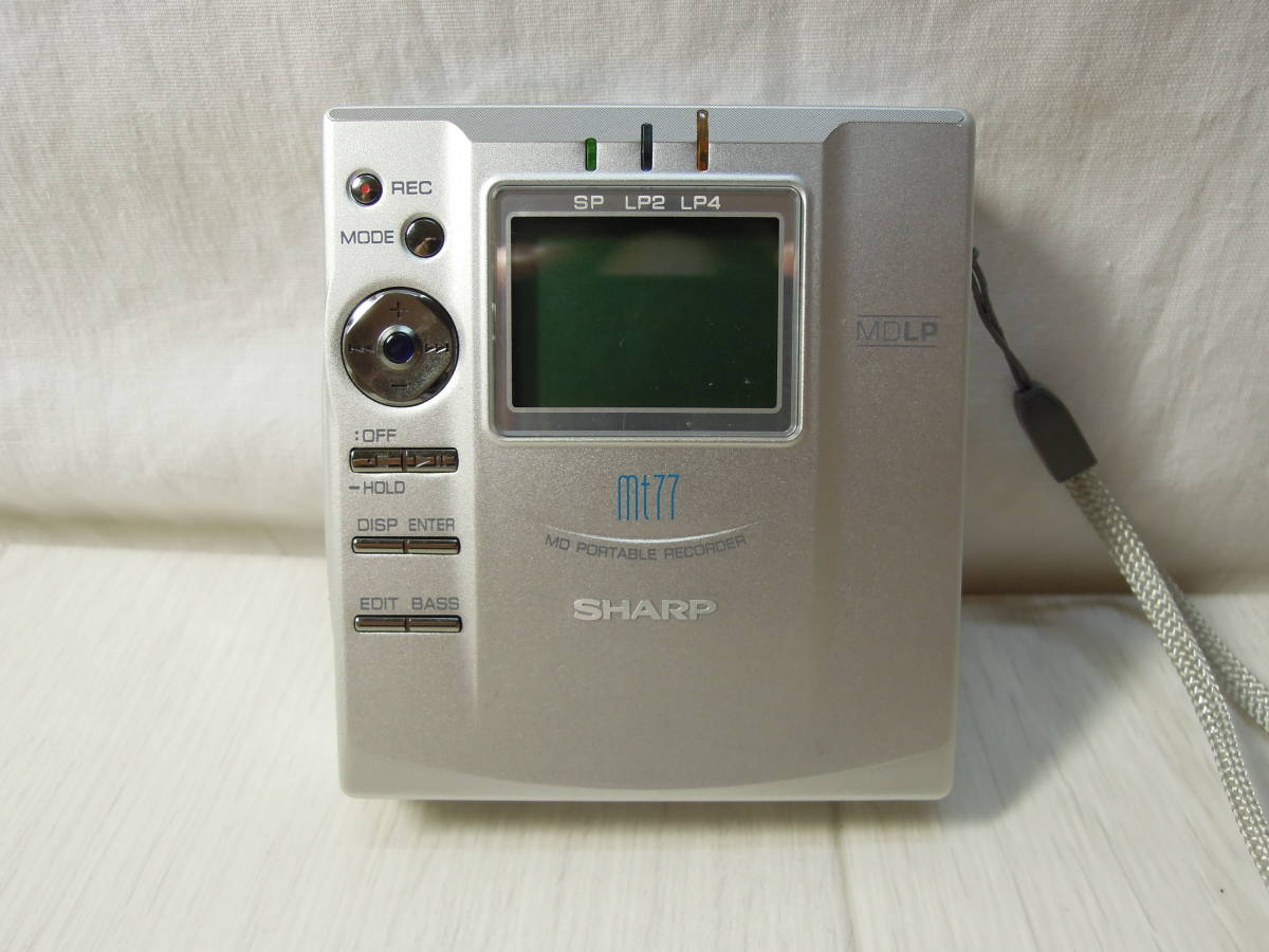 SHARP ポータブルMDプレーヤー MD-J - MDヘッドホンプレイヤー｜Yahoo