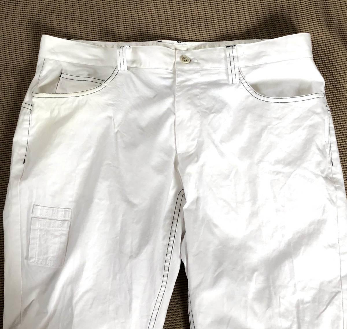 夏向け　adidas アディダス　やや薄手　6分丈　ストレッチ ハーフパンツ　Ｗ92~93ｃｍ　メンズLLサイズ位　クリックポスト全国送料198円　 アディダス adidas メンズ ハイキング トレッキング ランニング