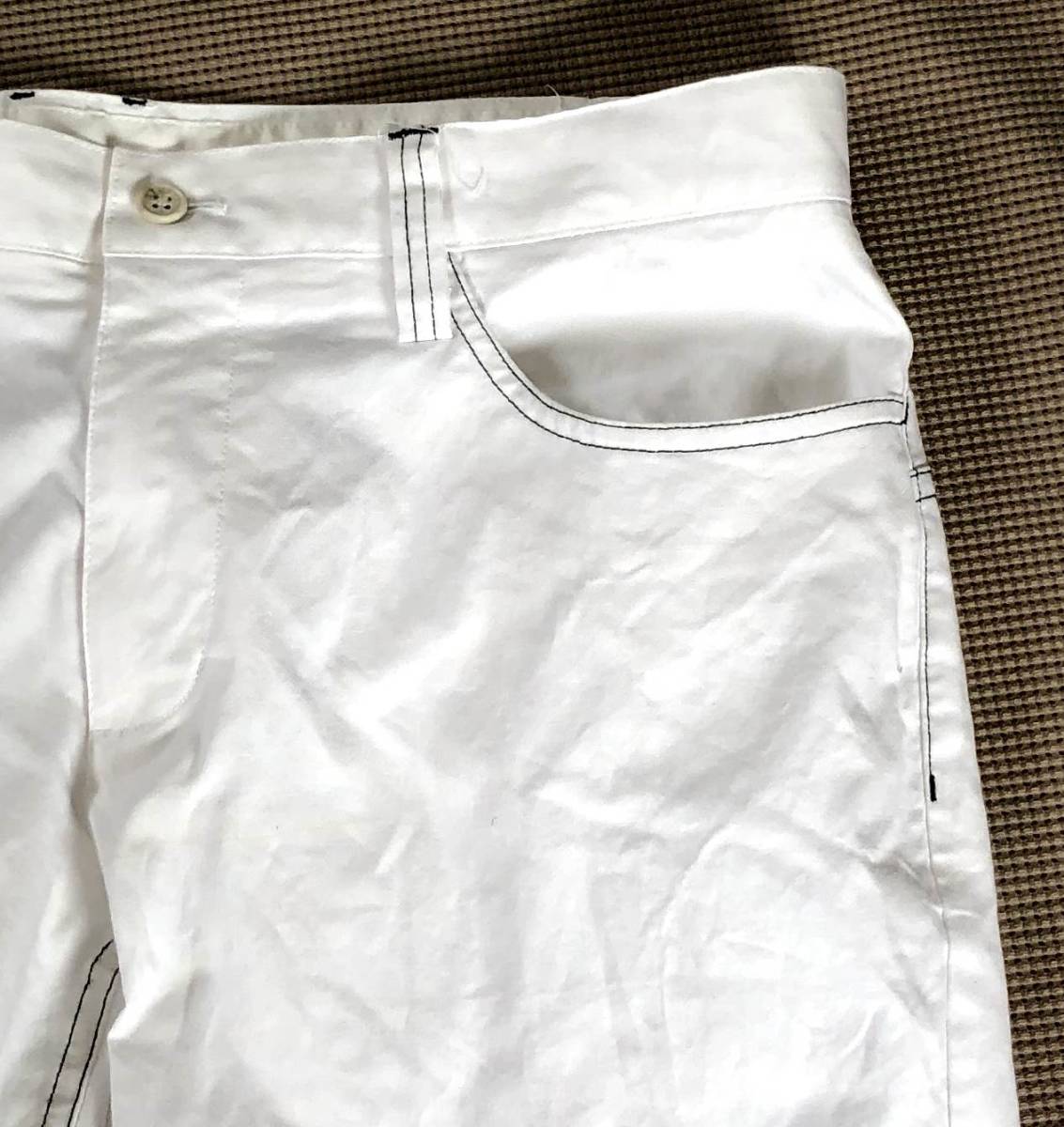 夏向け　adidas アディダス　やや薄手　6分丈　ストレッチ ハーフパンツ　Ｗ92~93ｃｍ　メンズLLサイズ位　クリックポスト全国送料198円　 アディダス adidas メンズ ハイキング トレッキング ランニング