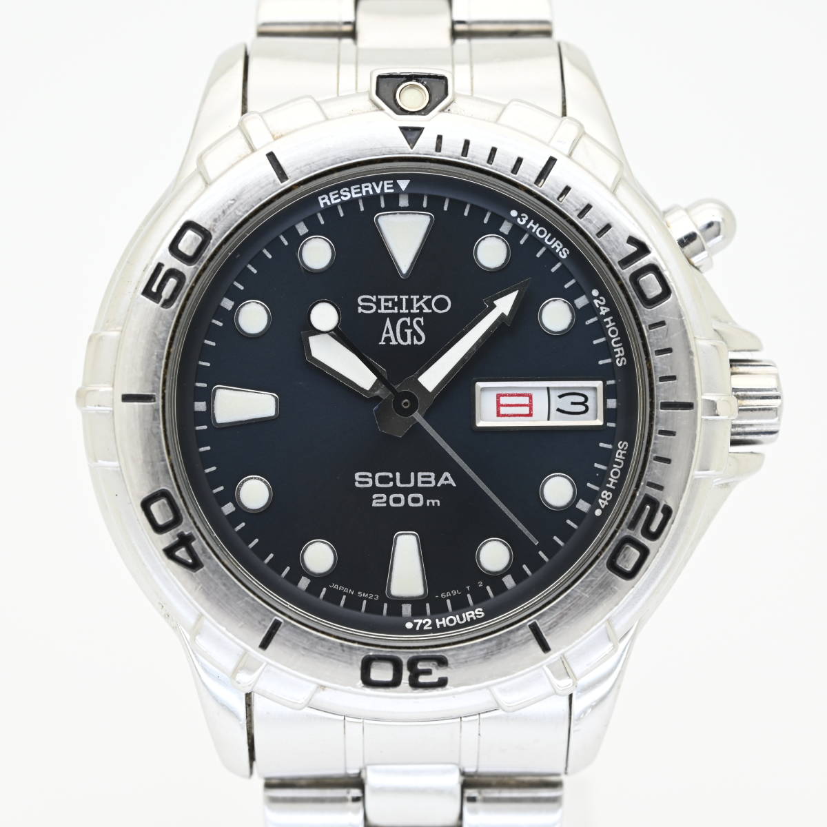 AGS Seiko SEIKO 200m SCUBA Scuba - Titanium Ags セイコー đồng Hồ 