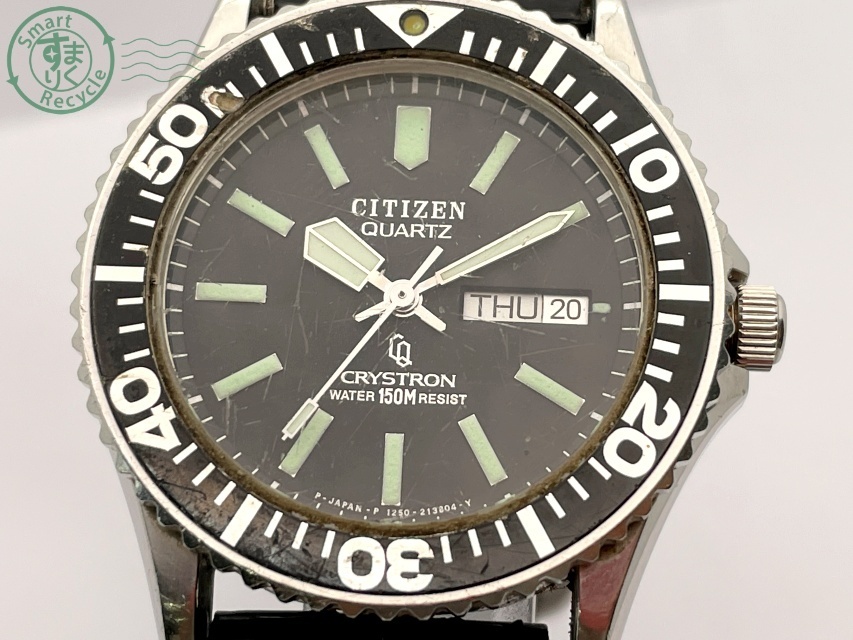 N30107　CITIZEN(シチズン)CRYSTRON クリストロン QUARTZ クォーツ腕時計 4-212452Y メンズ デイデイト
