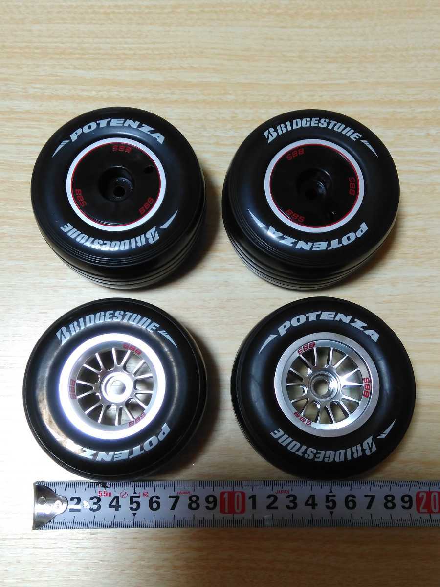 京商】デアゴスティーニ DeAGOSTINI フェラーリ F2007 タイヤ/ホイール