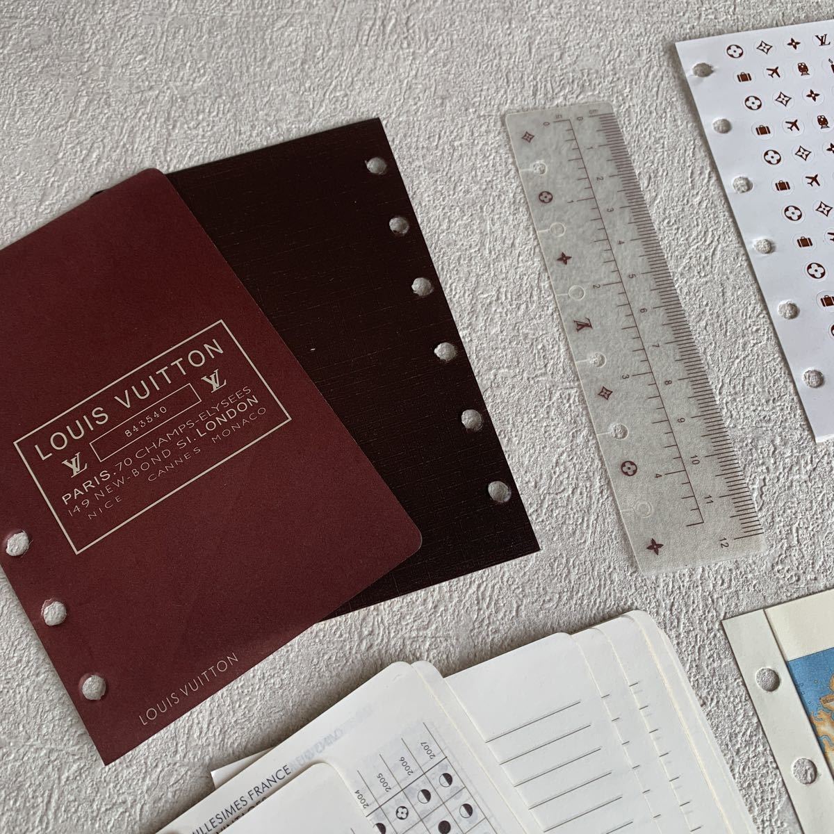 新品 ルイヴィトン システム手帳 リフィル システム手帳 LOUIS ルイ