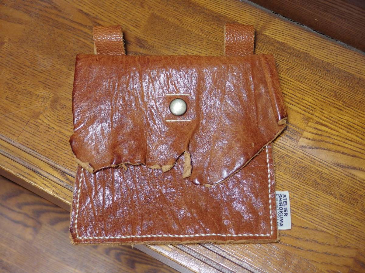 ATELIER SHIROKUMASHA レザーウエストバッグ TRUCK FURNITURE ATELIER SHIROKUMASHA トラックファニチャー アトリエ