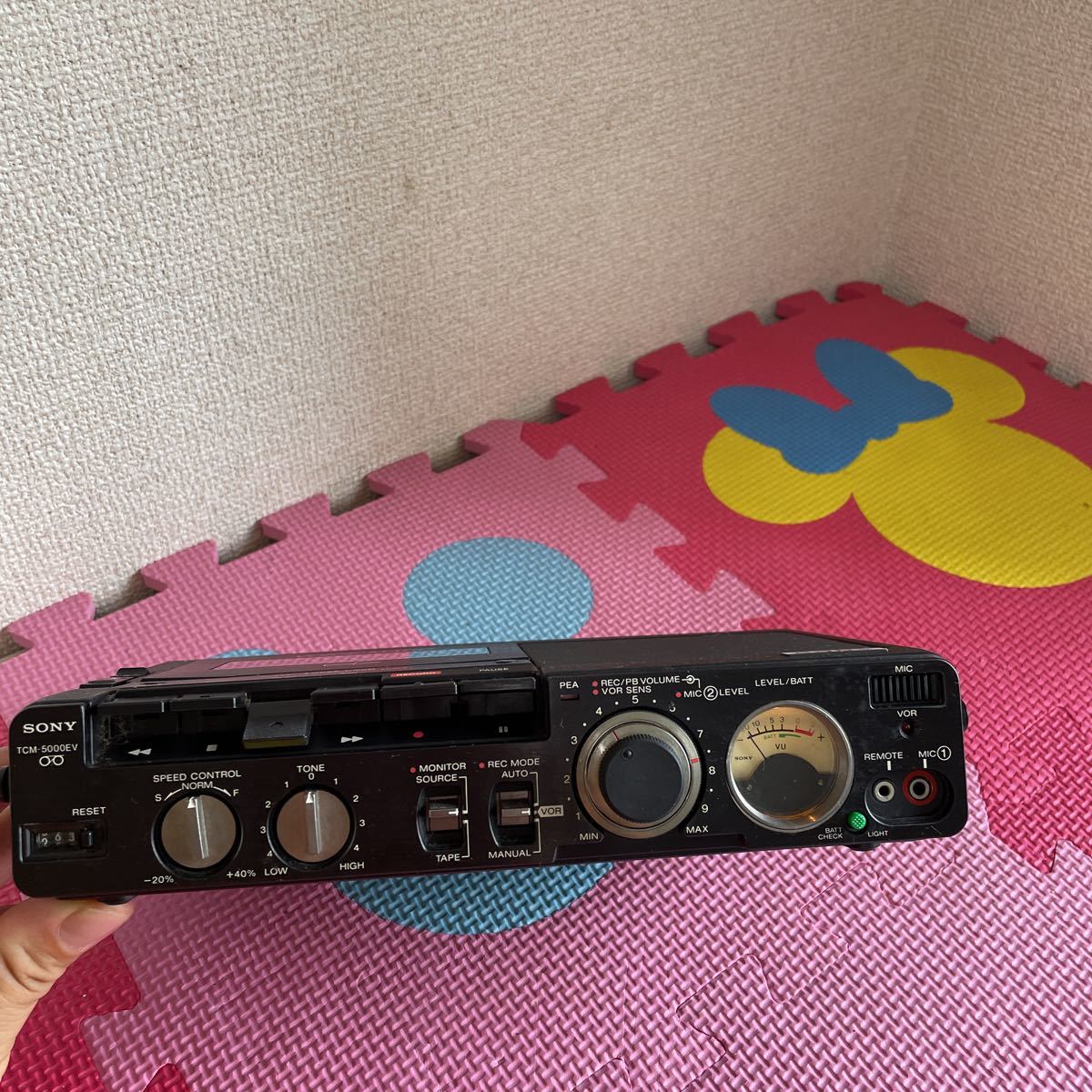SONY TCM-5000EV(B)デンスケ 3ヘッドカセットレコーダー 動作品