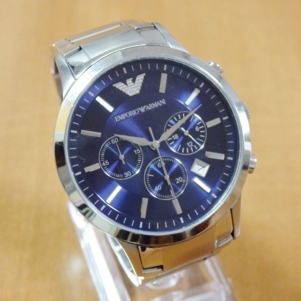 ARMANI エンポリオ アルマーニ AR2448 クロノグラフ 正規品 腕時計 