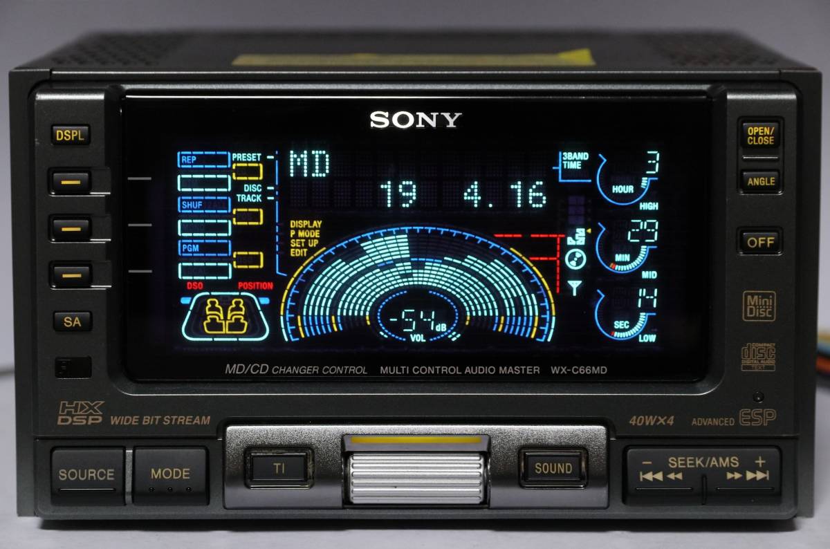 SONY WX-C66MD MD/CDデッキ 本体 SONY WX-C66MD MD/CDデッキ 本体 SONY WX-C66MD MD/CDデッキ DSP/EQ 1999