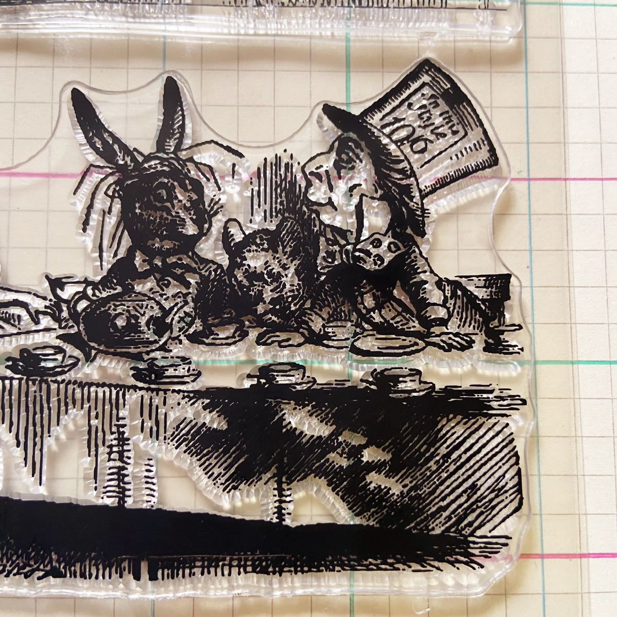 C C Sale クリアスタンプ 送料円 不思議の国のアリス 王様 ハートの女王 白うさぎ お茶会 帽子屋 はんこ アンマウント スタンプ 売買されたオークション情報 Yahooの商品情報をアーカイブ公開 オークファン Aucfan Com