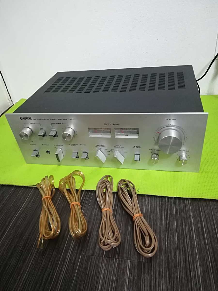 【100%新品，大人気】 名機 音出し済 YAMAHA ヤマハ CA-X1 プリメインアンプ 音響機器 オーディオ 現状(ヤマハ)｜売買されたオークション情報、yahooの商品情報をアーカイブ公開 - オークファン ヤマハ