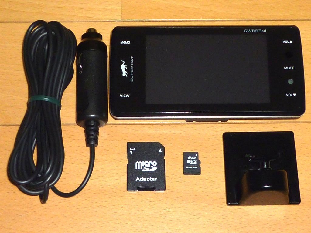 ☆GWR93sd☆ YUPITERU ユピテル スーパーキャット レーダー探知機 LAN