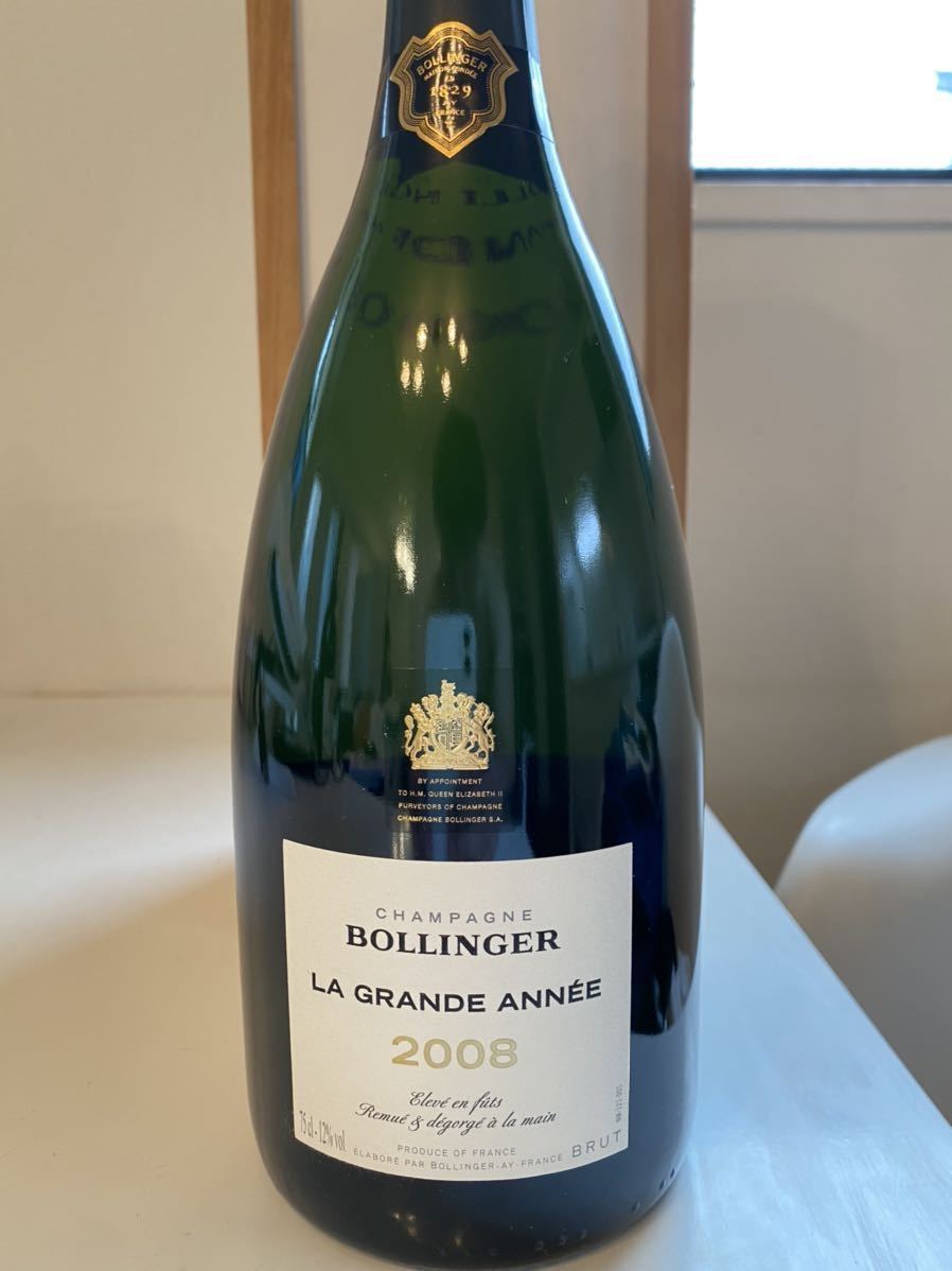 2008 BOLLINGER LA GRANDE ANNEE（ボランジェ・ラ・グランダネ）英国