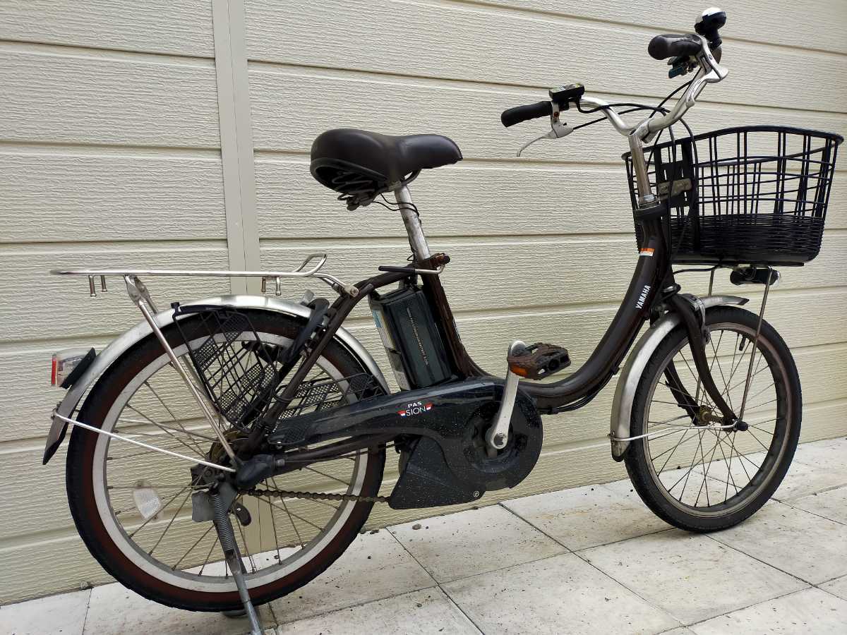 20 インチ 電動自転車 ヤマハ パスキッス 8.7ahバッテリー めでたい