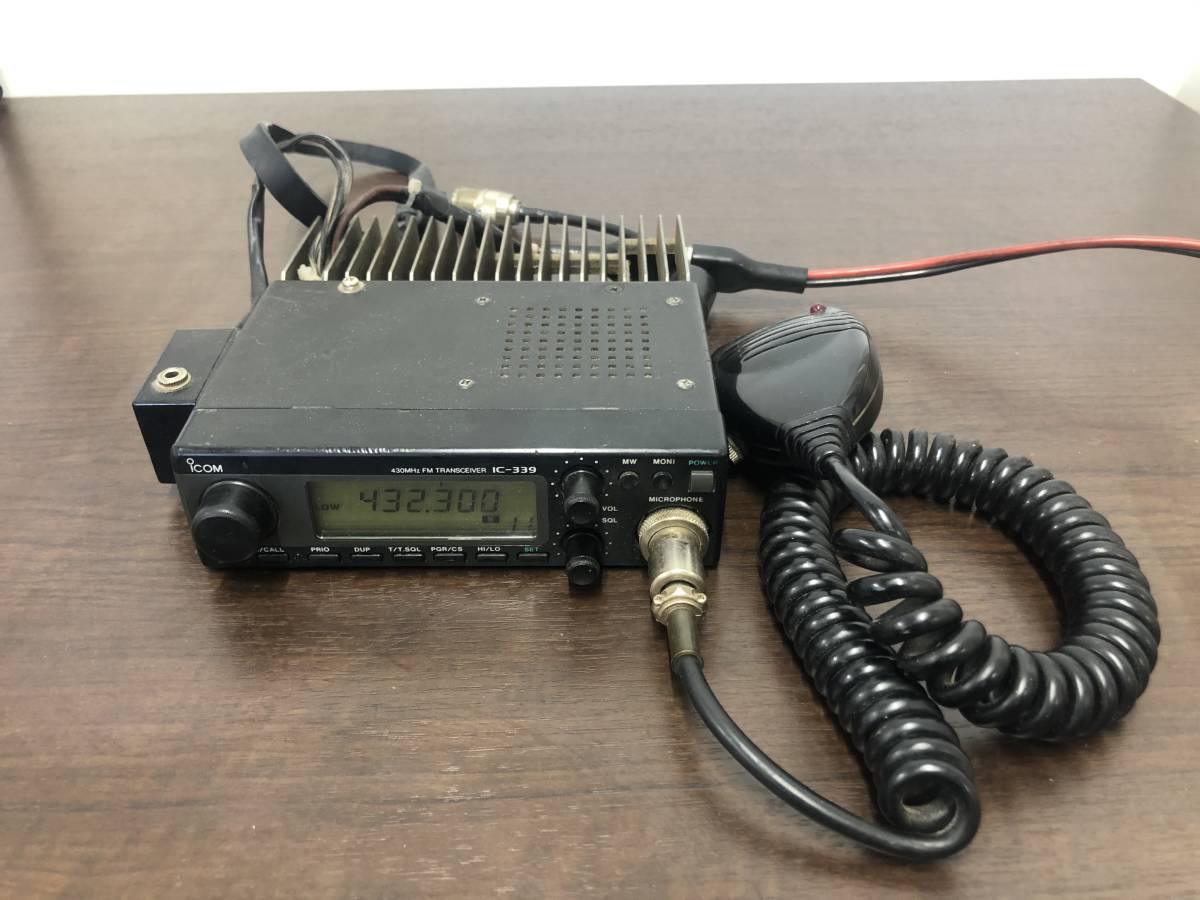 ICOM 430MHz FM TRANSCEIVER IC-339 アイコム トランシーバー 無線機
