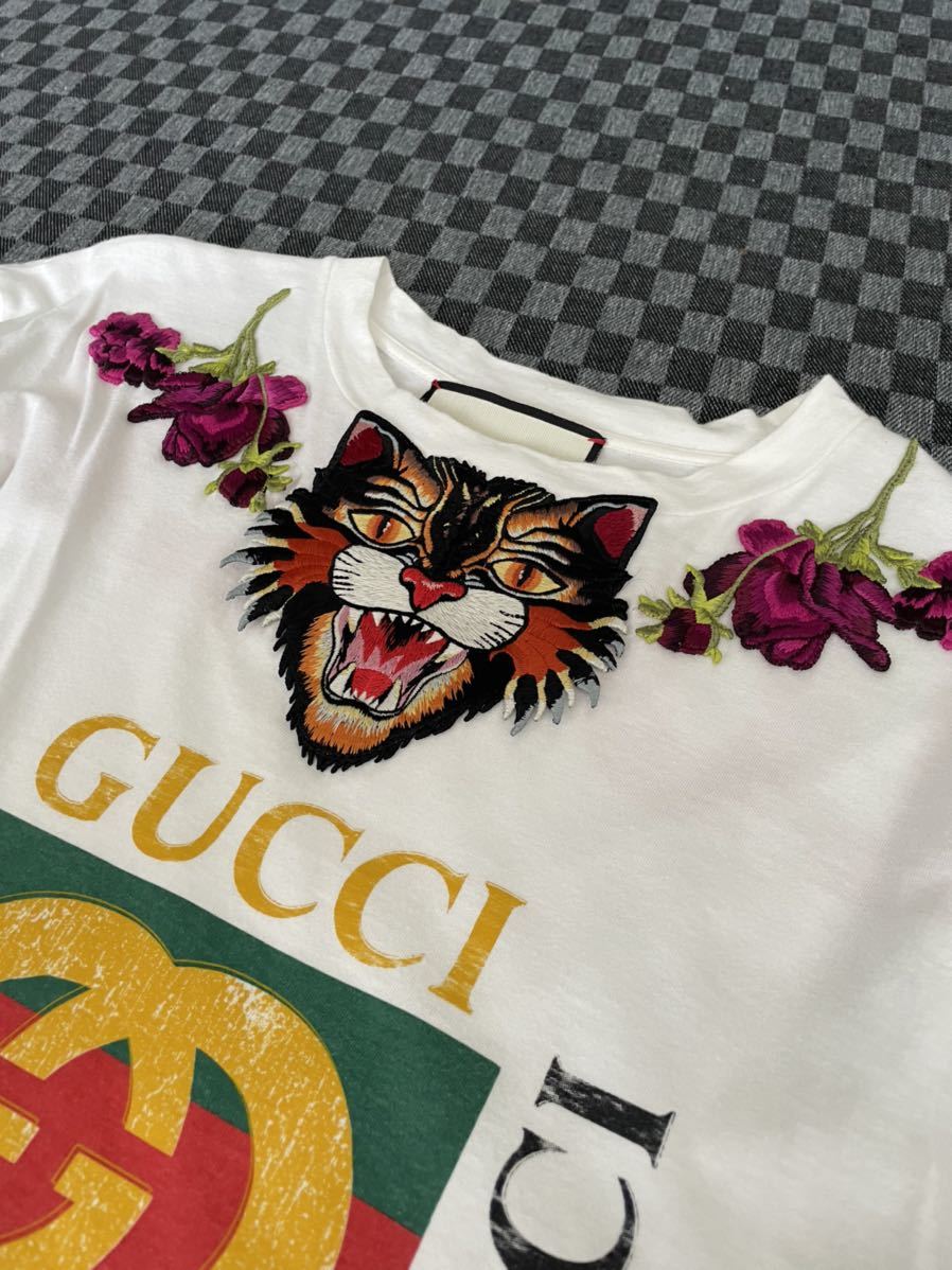レア！グッチ GUCCI アングリーキャット Tシャツ 【公式通販】