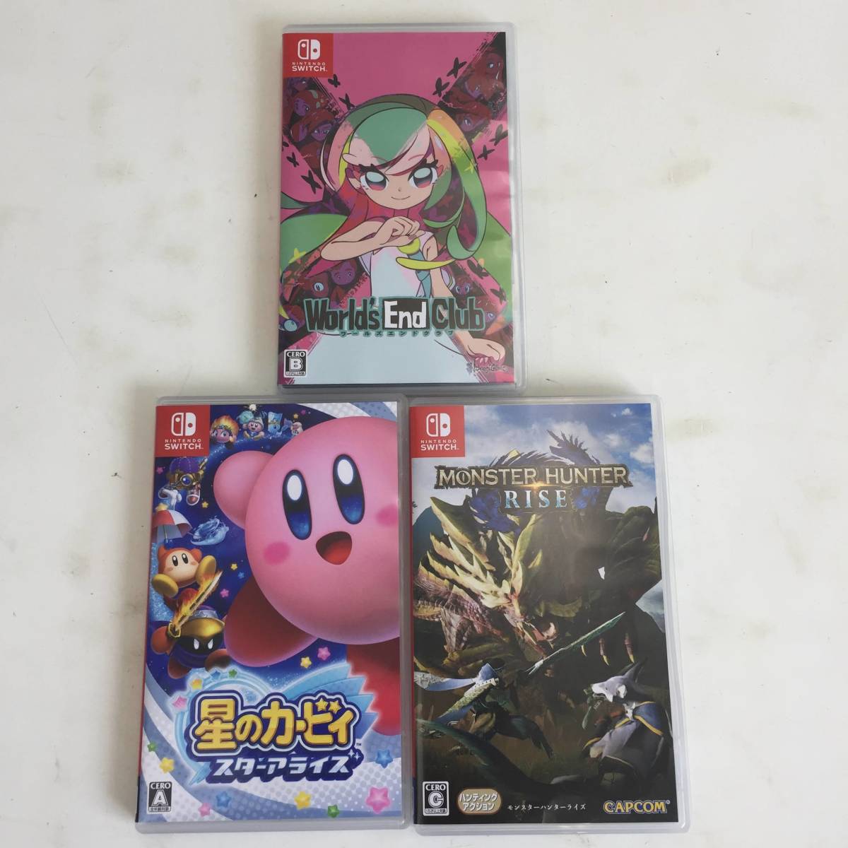 Nintendo Switch ソフト 3本セット [3012] Nintendo Switch ソフト 3本セット [3012] Nintendo Switchソフト3つ