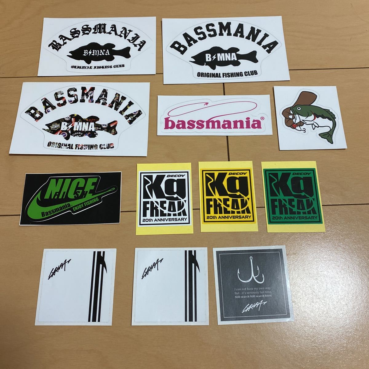 バスマニア他バス釣りステッカーセット フィッシング 売買されたオークション情報 Yahooの商品情報をアーカイブ公開 オークファン Aucfan Com