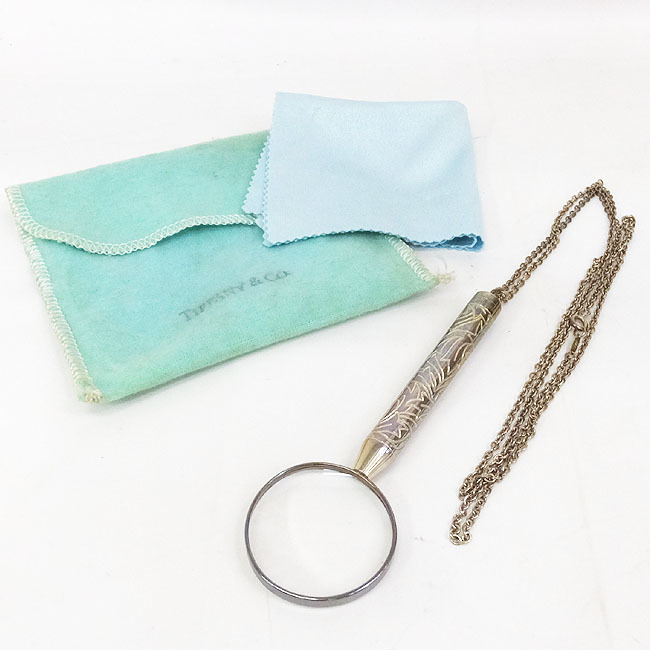 1円★希少 中古【ティファニー】TIFFANY&Co. ルーペ ネックレス ペンダント 虫眼鏡 シルバー SV925 29.22g ブランド アクセサリー ★