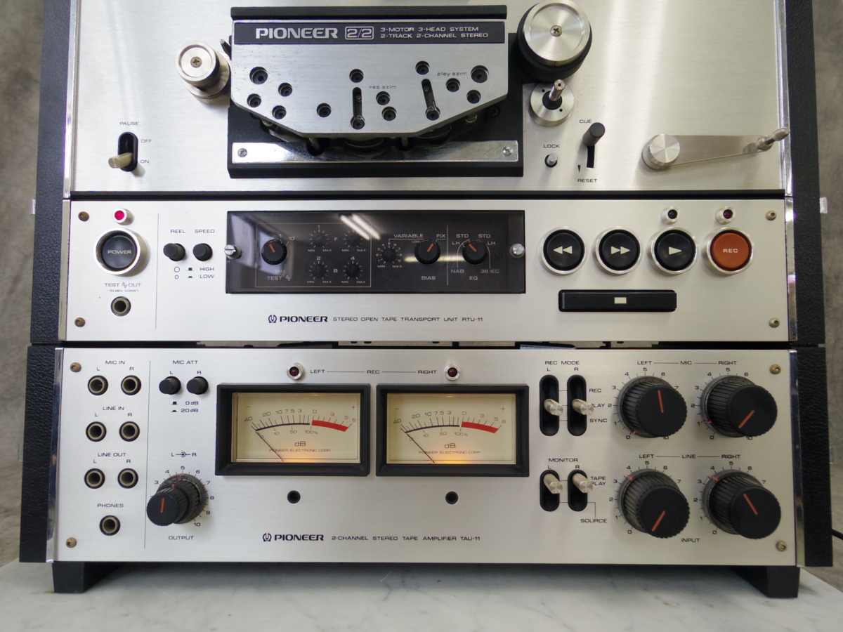PIONEER パイオニア オープンリールデッキ RTU-11&frasl;TAU-11　☆中古☆ パイオニア オープンリールデッキ TAU-11  TAU-11）オープンリールデッキ （RTU-11 b