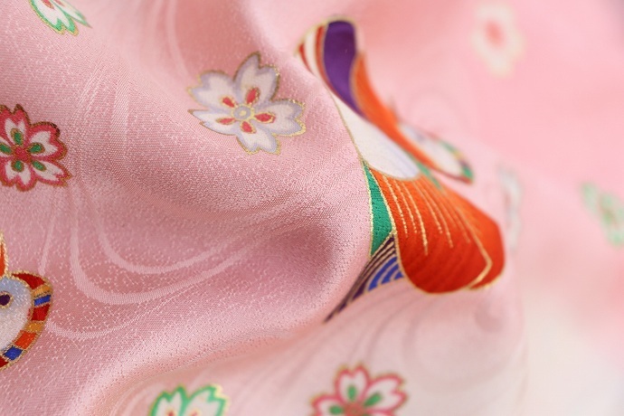 夏着物】絹芭蕉 飴玉のような 強 つぶつぶ可愛い 小紋