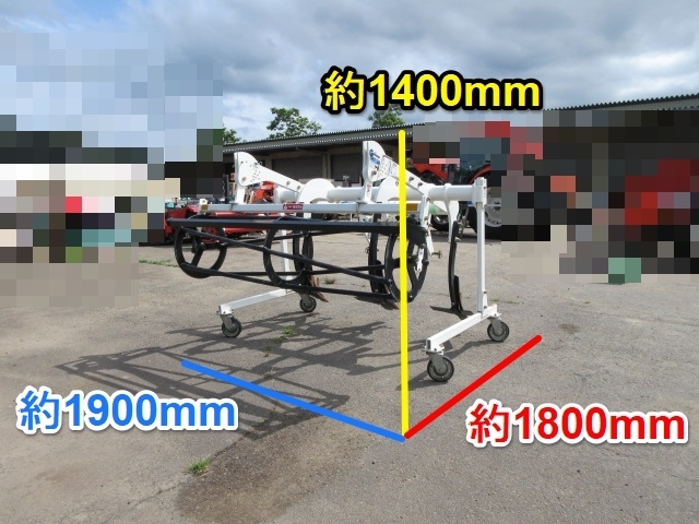 宮城 【現行モデル】スガノ スタブルカルチ C165CF 作業幅 1600mm 5本爪 作業深 100～300mm 粗耕起 日農工標準S 30馬力～50馬力 中古品