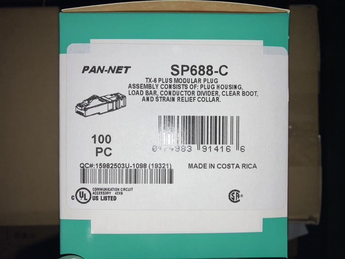 SP688E-C SP688-C Panduit TX-8 Plus 2箱 panduit SP688-C cat6 100個