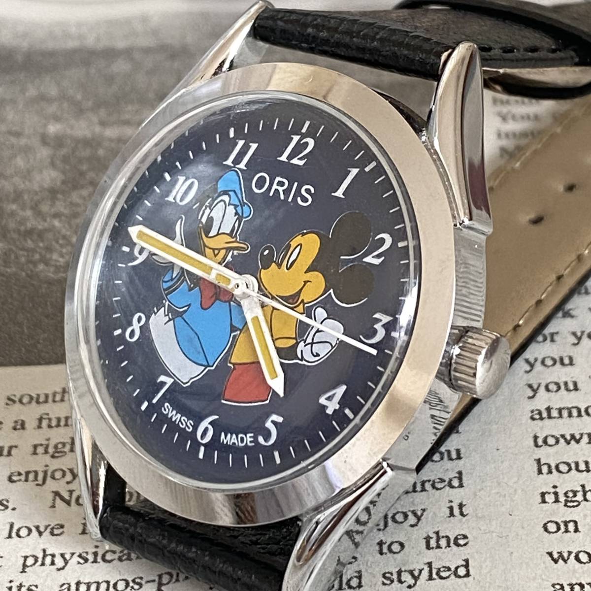 1円～【ジャンク】ORIS オリス ミッキーマウス ヴィンテージ 腕時計 