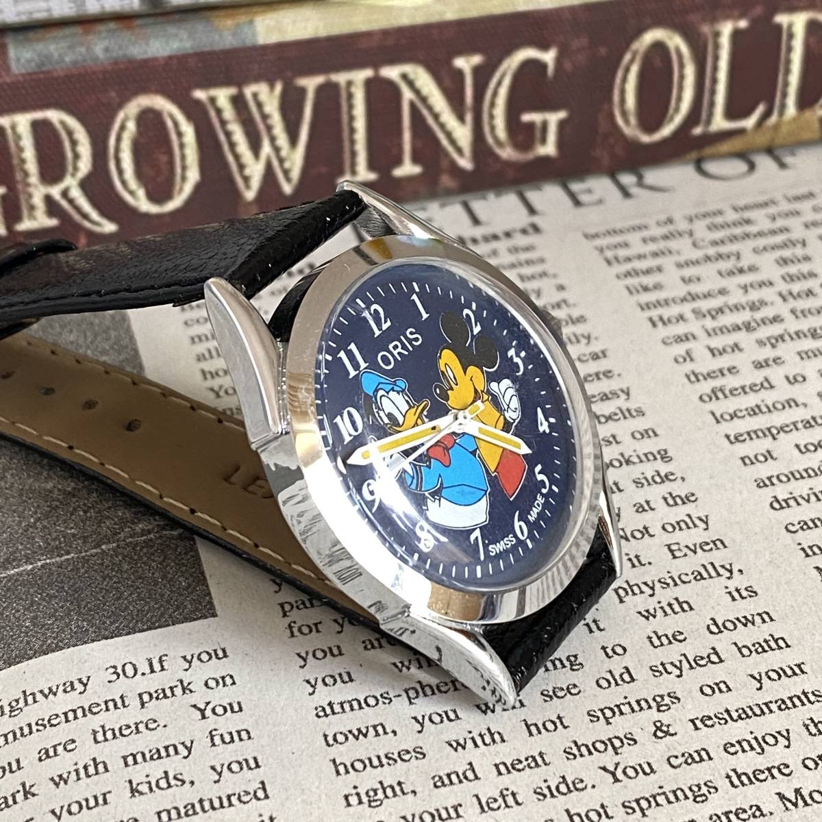 1円～【ジャンク】ORIS オリス ミッキーマウス ヴィンテージ 腕時計 