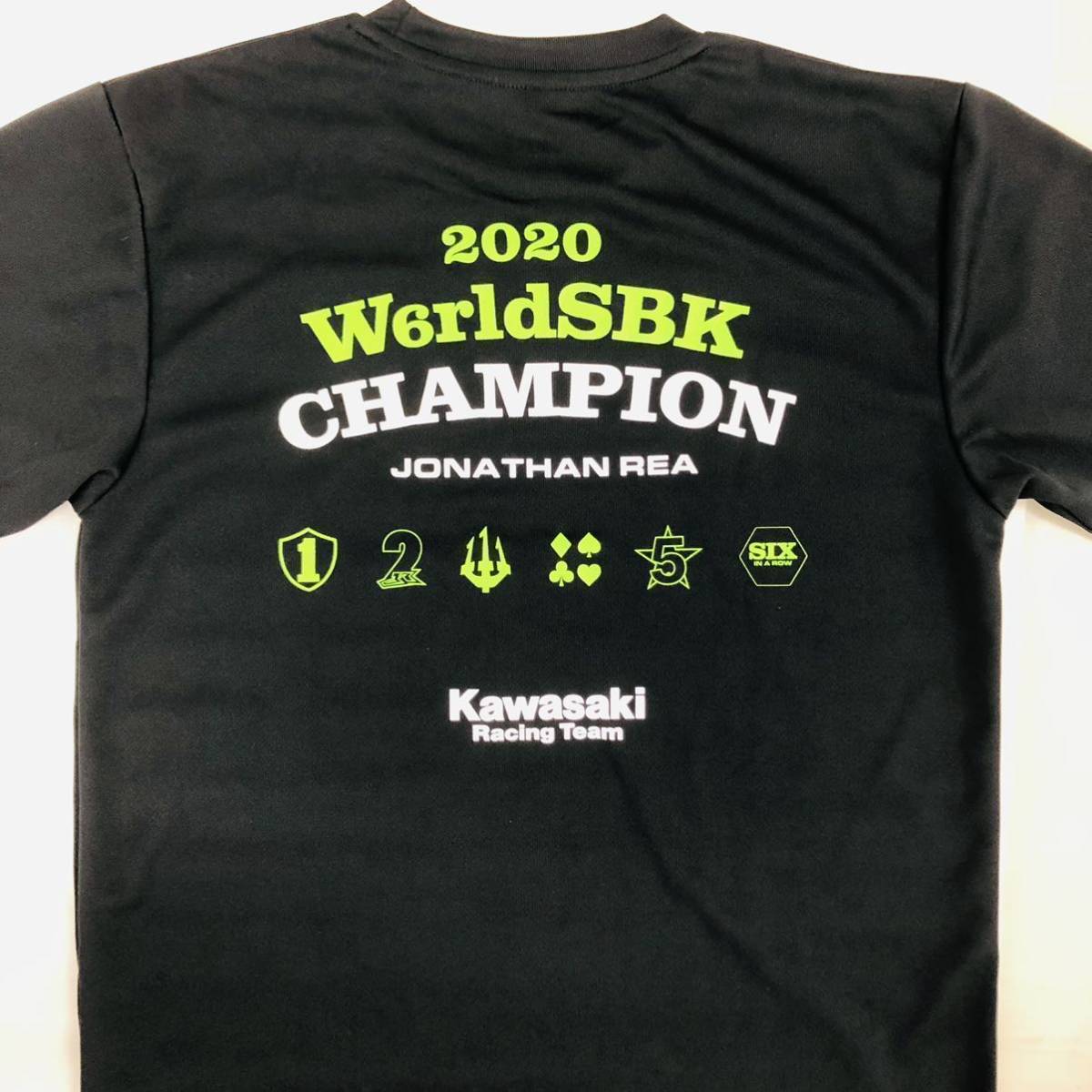 新品未使用 カワサキ Tシャツ 6連覇 Lサイズ 2020 WorldSBK 