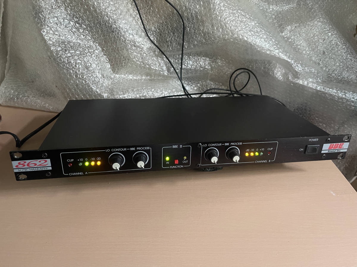 美品・名機BBE Sonic Maximizer 422Aソニックマキシマイザー BBE MODEL 862 @ SONIC MAXIMIZER ソニック マキシマイザー @ 2CH 高