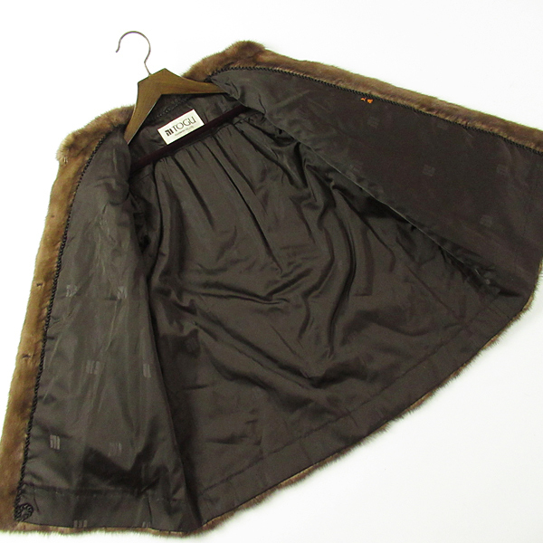 r3f072314★TOGU デミバフミンク オーバーサイズ 8分丈コート 着丈80cm 13号 | HOODIE デニム COMMUTER SALEアシメラッフルスリーブ半袖ブラウス オーバー