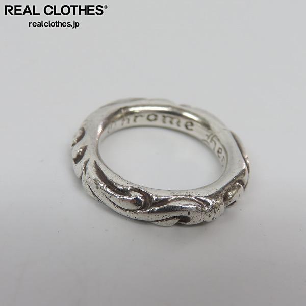 CHROME HEARTS/クロムハーツ スクロールバンドリング /13号 /000 指輪