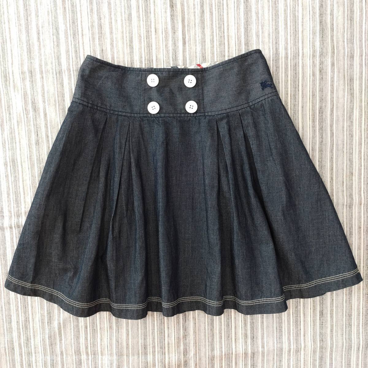 ★良品★バーバリー*デニム風*スカート*160㎝