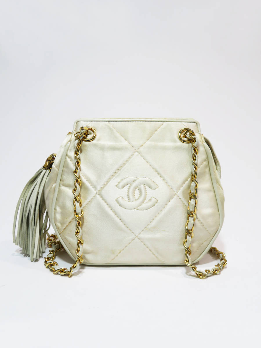 CHANEL　ヴィンテージ チェーンショルダーバッグ　58195