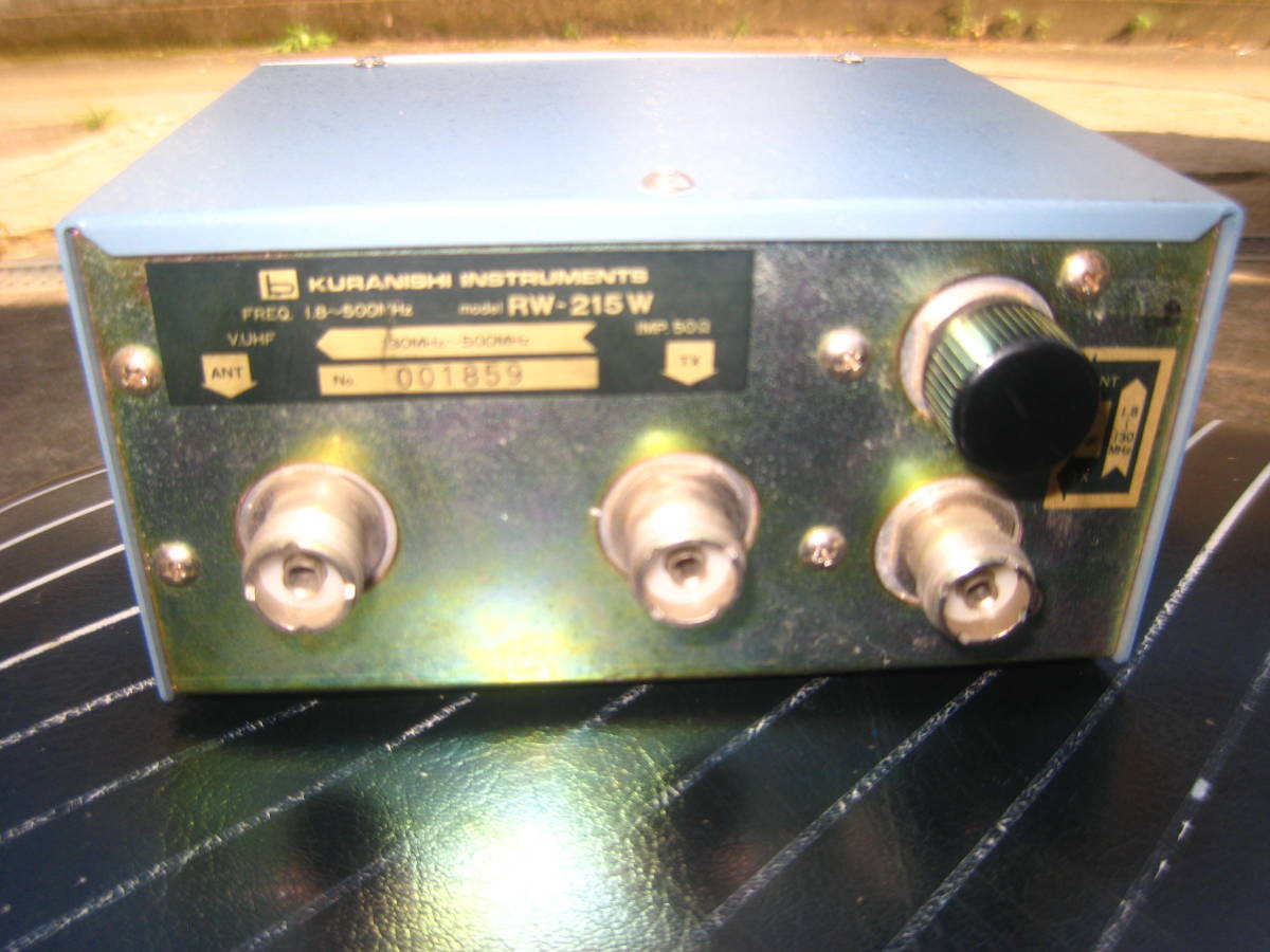 Kuranishi RW-215M SWR Watt Meter KURANISHI RW-215W SWR & WATT