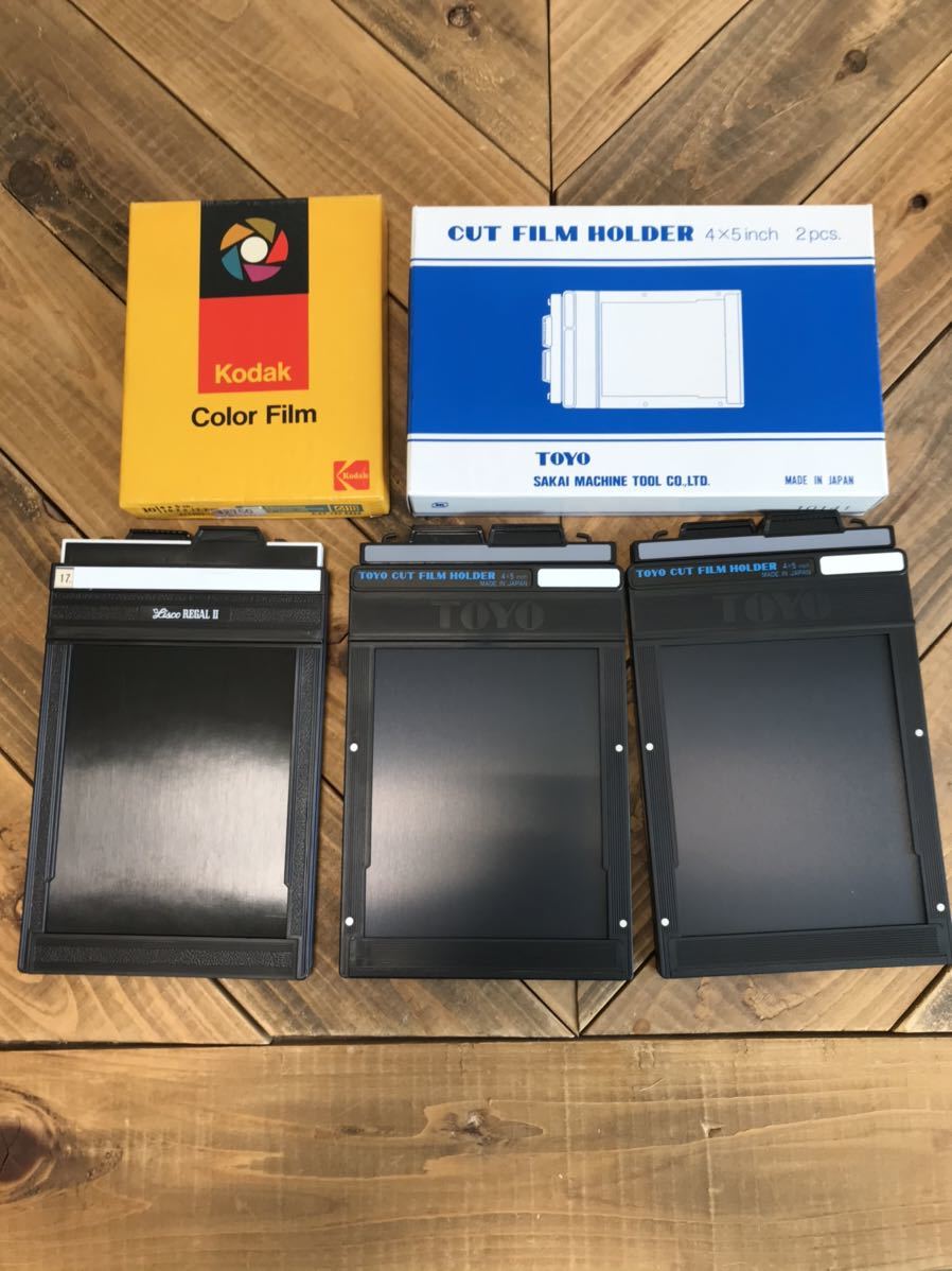 未使用】 TOYO トヨ CUT FILM HOLDER 4×5 カットフィルムホルダー