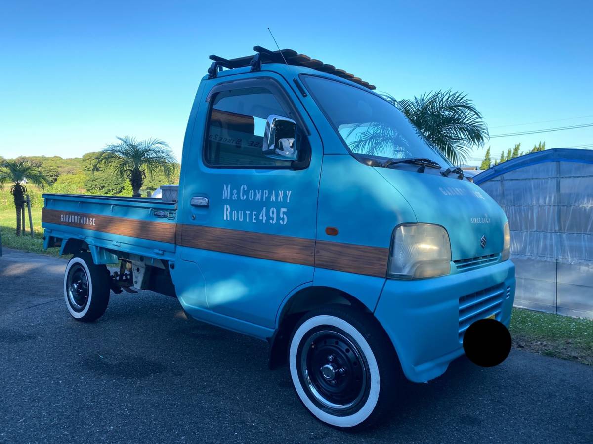 ☆1円～☆ 走行55000キロ 車検約2年付き オリジナルカスタム軽トラ 