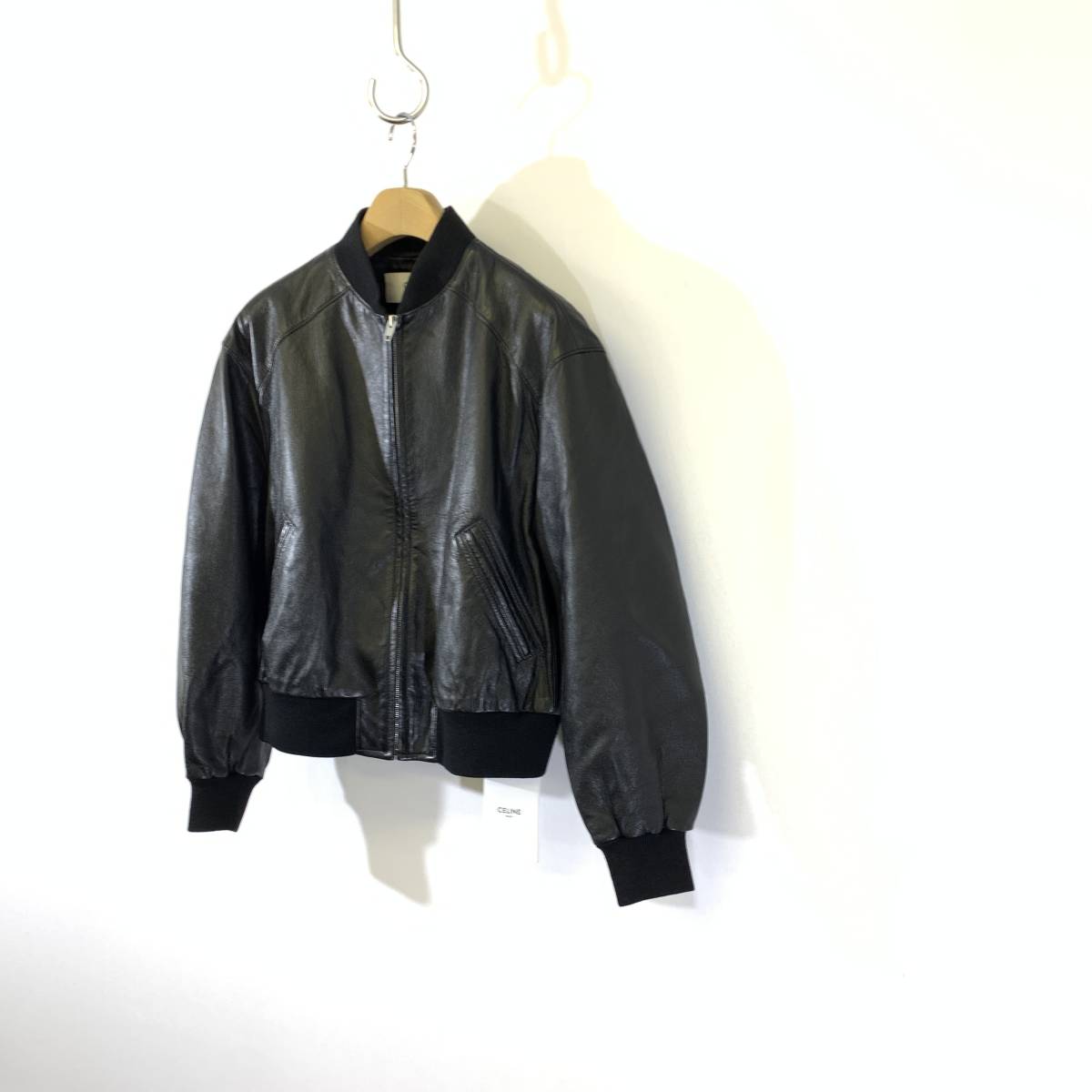 新品タグ付】19SS CELINE セリーヌ エディ期 本革 レザー テディカラー 