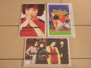JUDY AND MARY ジュディマリテレホンカードテレカ3枚セットYUKI(JUDY