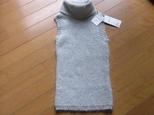 タグ付円 Indivi ノースリーブタートルニット グレーラメ ノースリーブセーター 売買されたオークション情報 Yahooの商品情報をアーカイブ公開 オークファン Aucfan Com