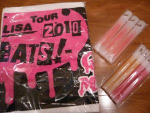 新品/GIRLS DEAD MONSTER/LISA/ガルデモ/ツアータオルサイリウム