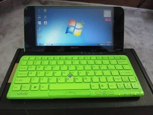 sony vaio type p VPCP11AKJ AtomZ560 SSD128GB グリーン 中古(ソニー 
