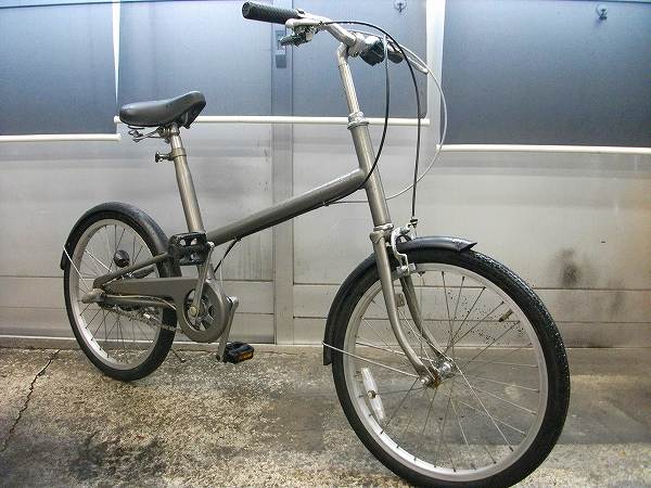 自転車 無印良品 小径車 内装３段ギア 20インチ D187(小径車（折り畳み 