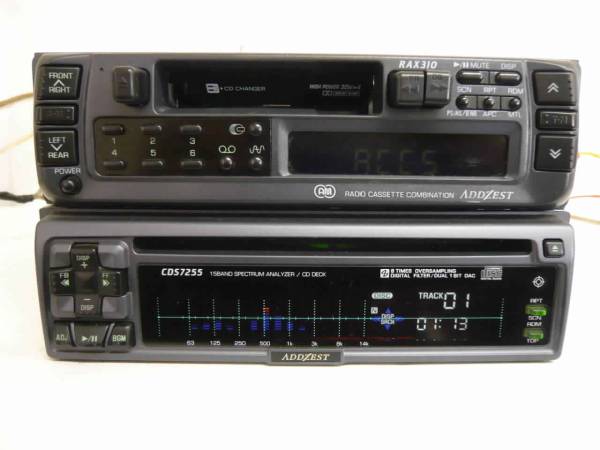 ADDZEST RAX310 CDS7255 カーオーディオ 本体 ☆ アゼスト ☆ CD/CS CDS7255とRAX310のセット(アゼスト、クラリオン