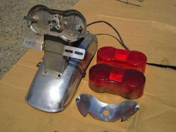 GT380 リアフェンダー ケツ上げ用【加工改ジャンク品】部品取(リア
