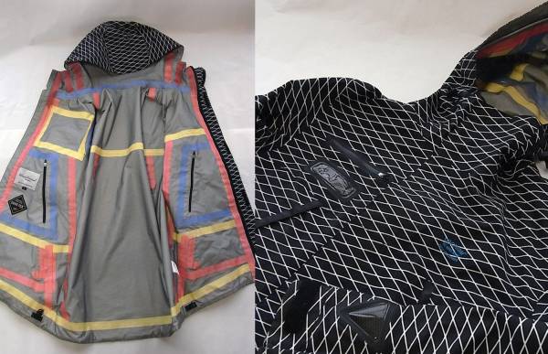 アンダーカバー 2008SS GORETEX コンコール柄マウンテンパーカー アンダーカバー コンコール柄ゴアテックスマウンテンパーカー(アンダー