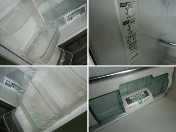HITACHI 日立 6ドア 冷凍冷蔵庫 R-SF50XM 501L 自動製氷 2008年製 ◇日立 PAM 6ドア 冷凍冷蔵庫 501L 08年製 R-SF50XM 真空チルド(500