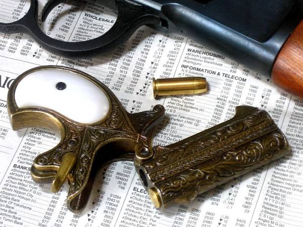 DENIX レミントン・ダブル・デリンジャー 金属製(モデルガン
